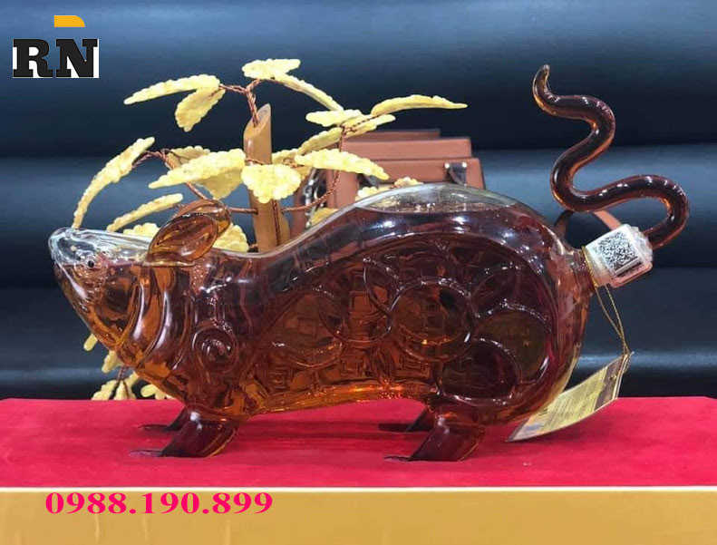 Rượu linh vật 2020 con chuột micky chính hãng của Nga