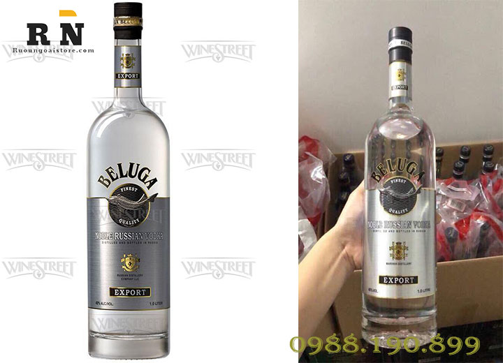 Rượu beluga 1l trắng chính hãng của Nga