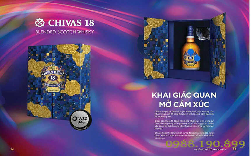 Rượu Chivas 18 hộp quà Tết 