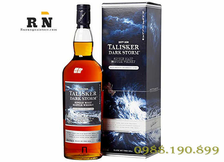 Talisker dark storm single malt scotch whisky 1 lít