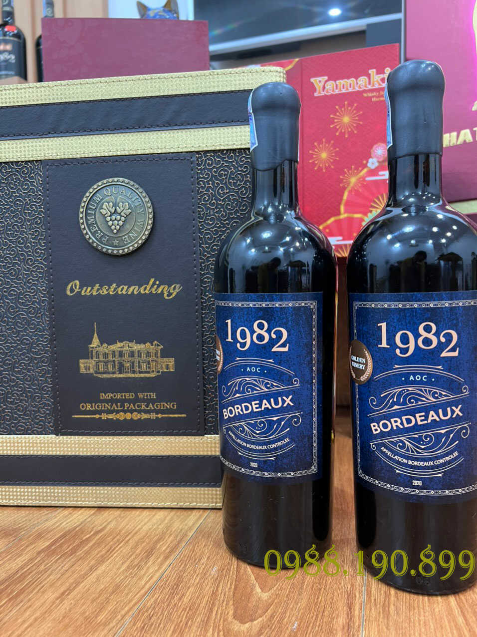 Bordeaux 1982 hộp quà 